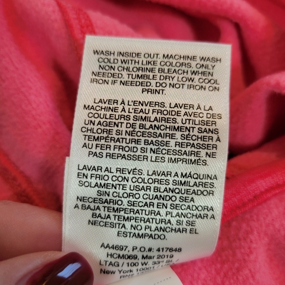 NWT Adidas Girls Emboss Hoodie size Large 14 - Picture 6 of 7